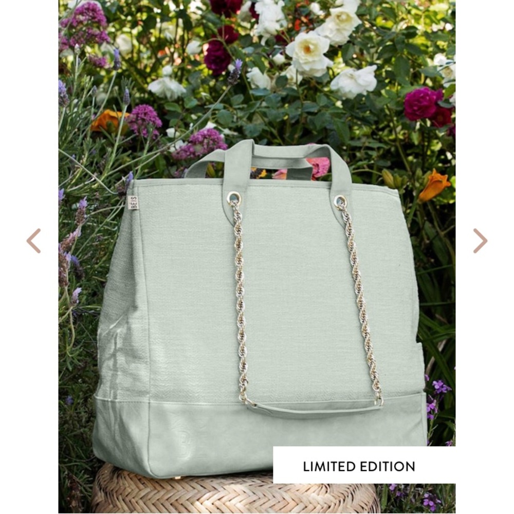 BEIS Everyday Tote Matcha Green